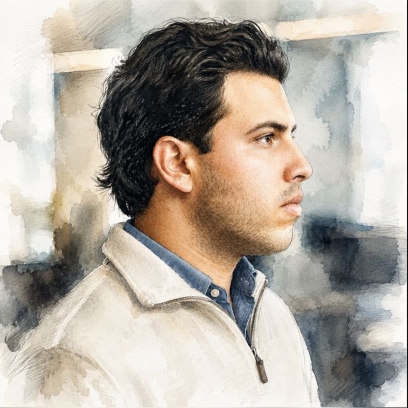 Retrato de Gerardo Garza, fundador de Sarape